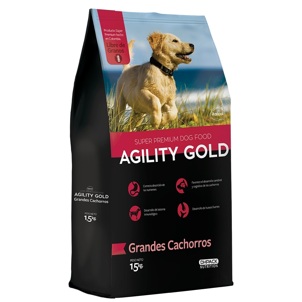 AGILITY GOLD GRANDES CACHORROS X 1.5 KG