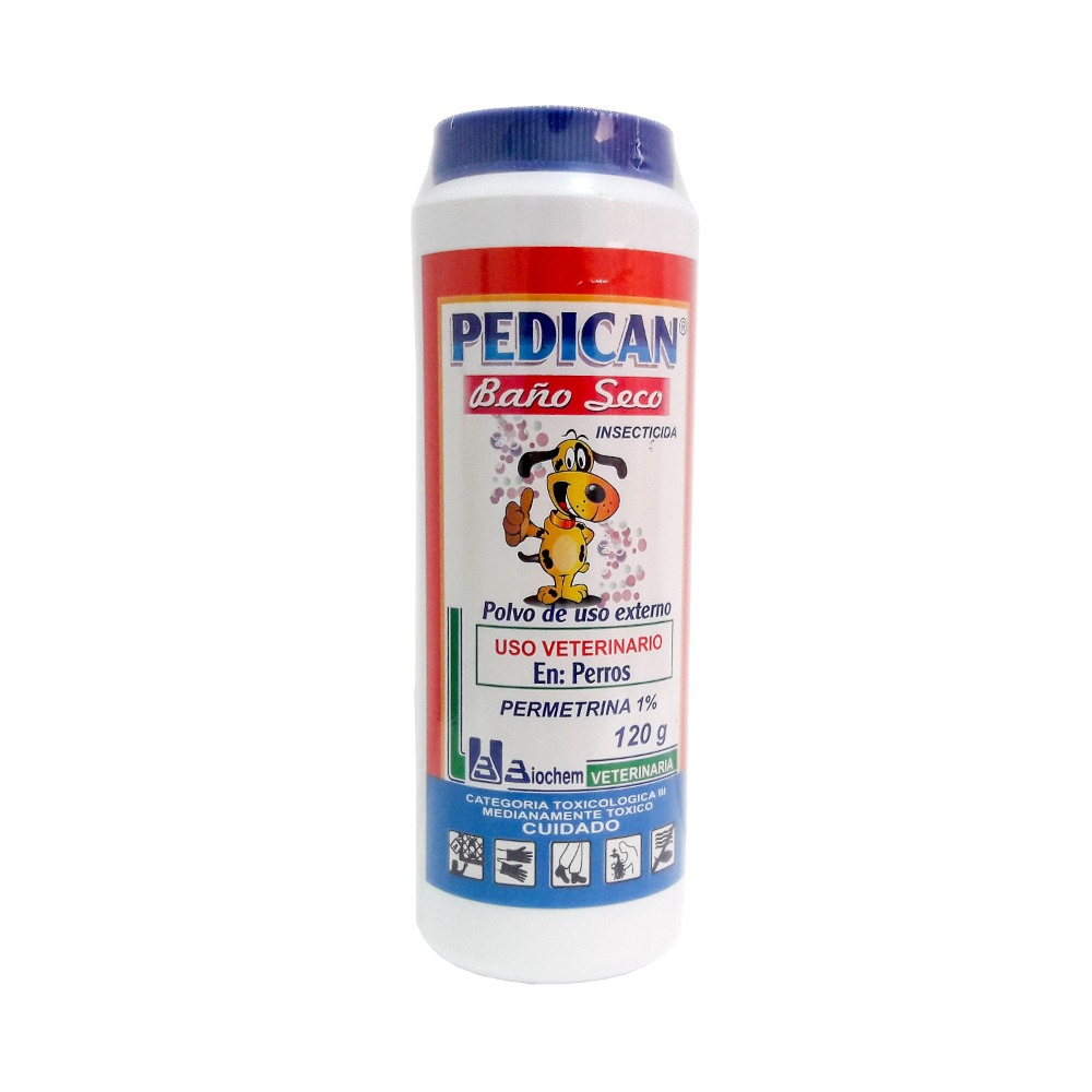 BAÑO SECO PEDICAN INSECTICIDA X 120 GR