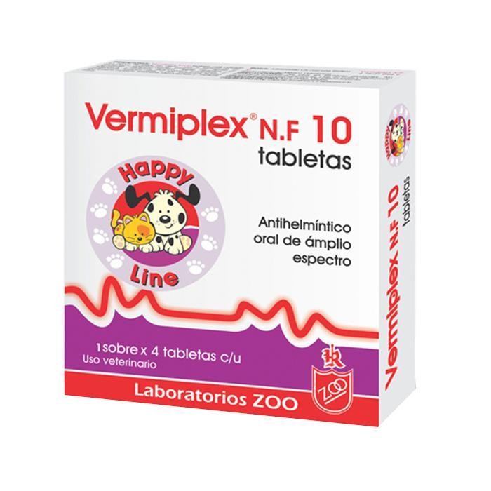 VERMIPLEX N.F TABLETAS X Und