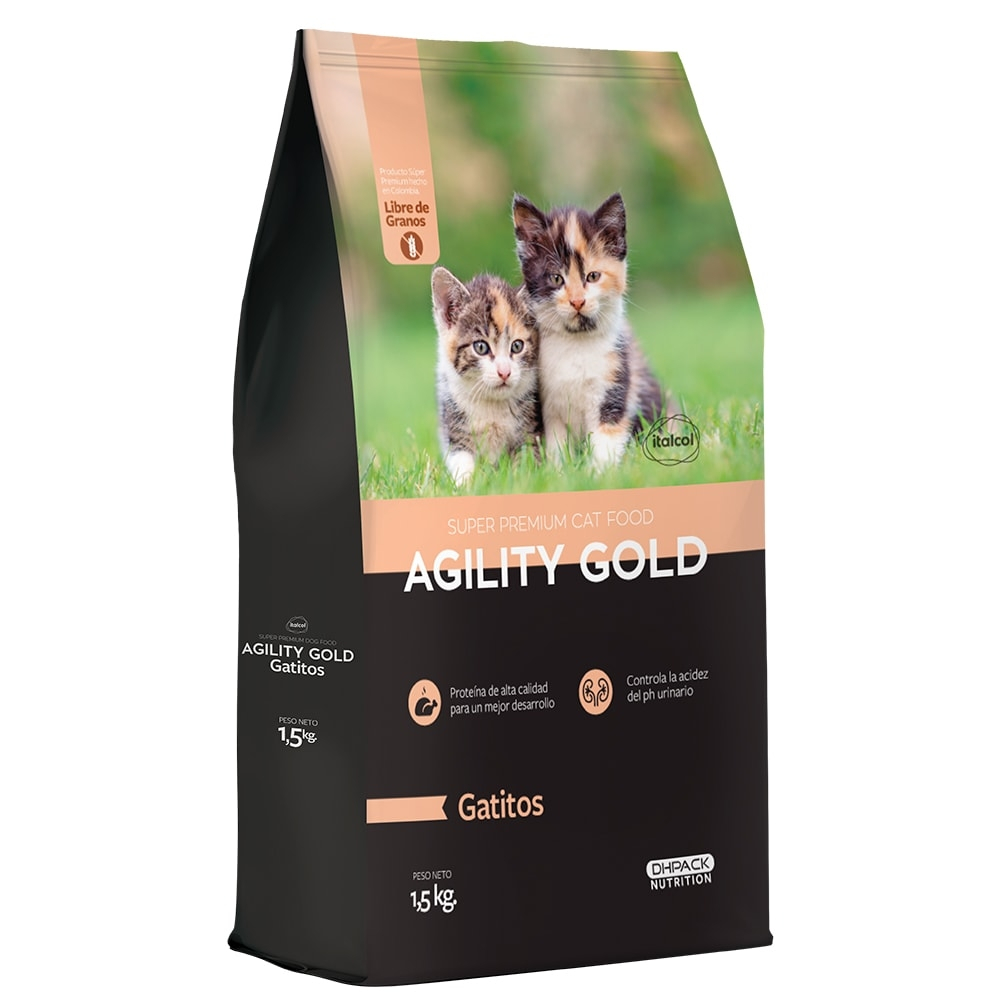 AGILITY GOLD GATITOS X 1.5 KG