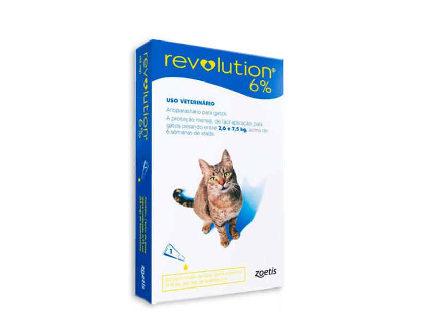 REVOLUTION 6% X 0,75 ML (AZUL)