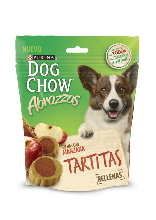 DOG CHOW BOCADITOS TARTITAS DE MANZANA 75 GR