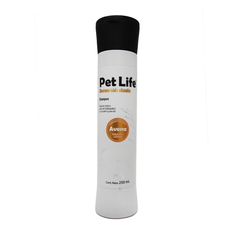 SHAMPOO PETLIFE DERMOHIDRATANTE X 250 ML
