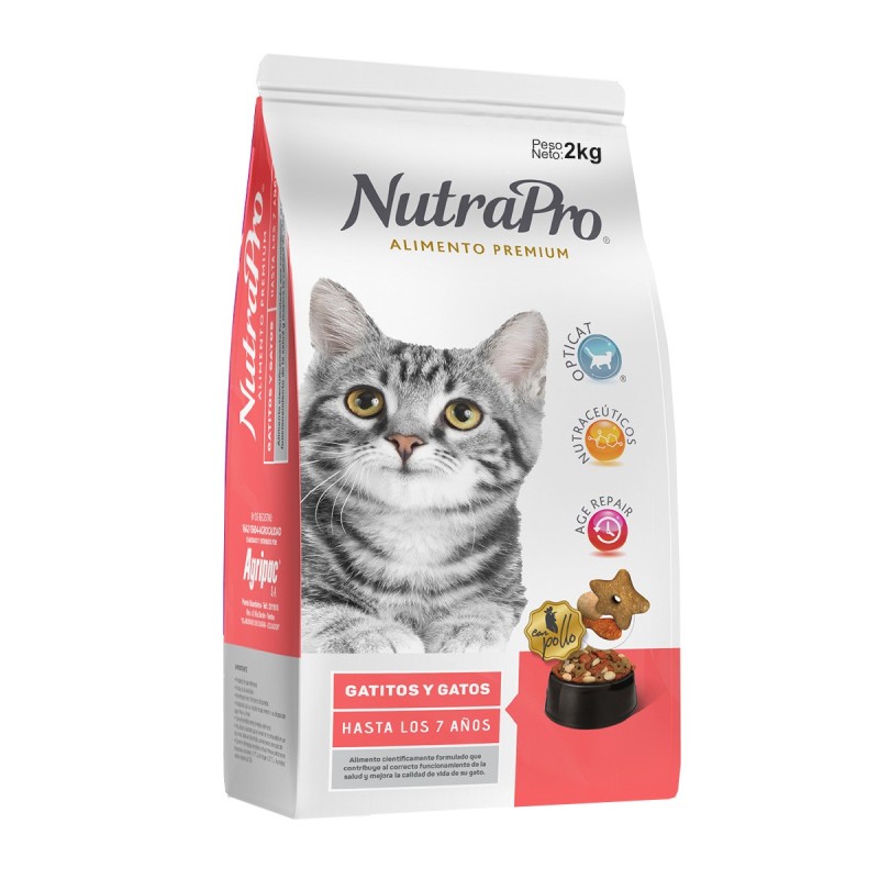 NUTRAPRO GATOS/GATITOS * 2 KG