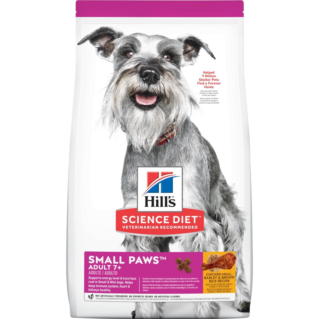 HILLS PERRO SMALL & MINI 7+ * 4.5 LB