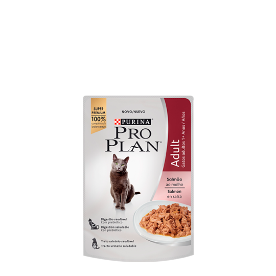 POUCH PRO PLAN GATO ADULTO SALMON *85 GR