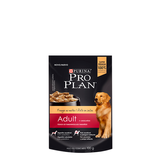 POUCH PRO PLAN POLLO PERRO ADULTO *100 GR