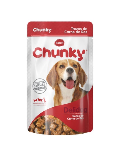 [153448] POUCH CHUNKY TROZOS DE CARNE DE RES X 250 GR