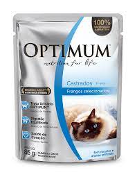 ALIMENTO HUMEDO OPTIMUM GATO ADULTO CASTRADO X 85 GR