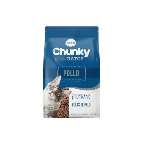 [157835] CHUNKY GATO POLLO AZUL X 500GR