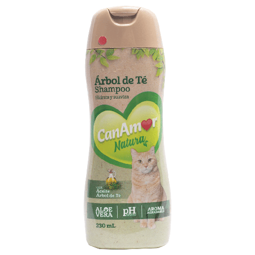 CHAMPU CANAMOR ARBOL DE TE GATOS X 230 ML