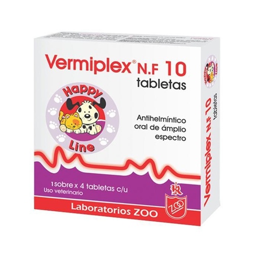 VERMIPLEX N.F TABLETAS X Und