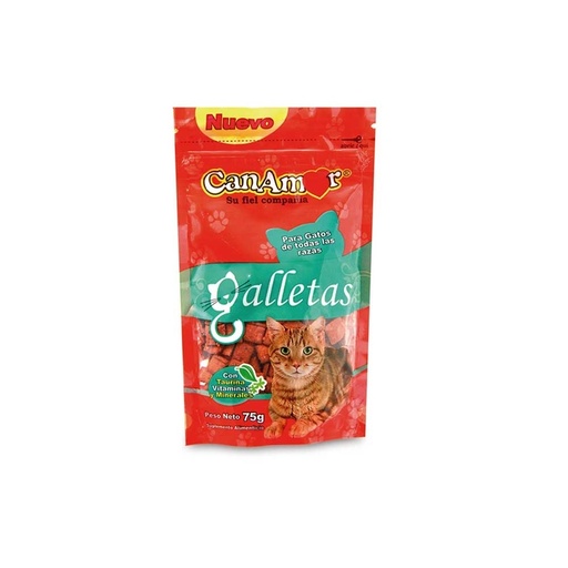 GALLETAS GATO CANAMOR X 75 GR