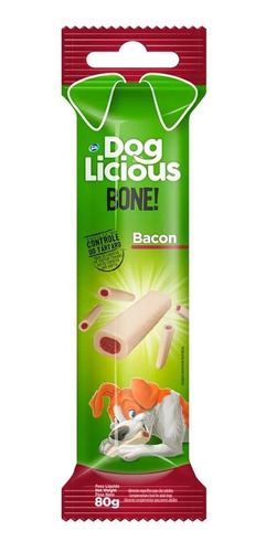 [11106025] DOG LICIOUS BONE BACON 80GR