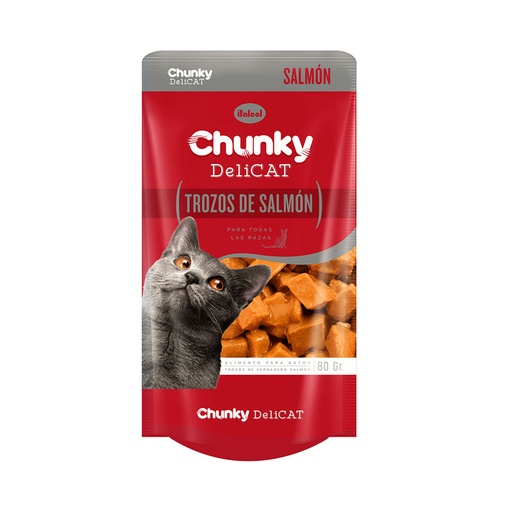 POUCH CHUNKY GATO SALMON 80 GR