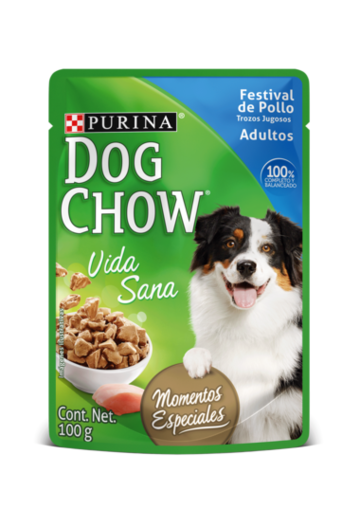 [12530903] POUCH DOG CHOW ADULTOS MINIS Y PEQUEÑOS CON POLLO 100 GR