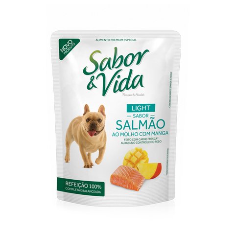 POUCH SABOR Y VIDA PERRO SALMON 100 GR