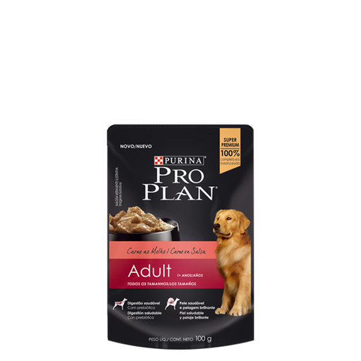 [12341820] POUCH PRO PLAN PERRO ADULTO CARNE*100 GR