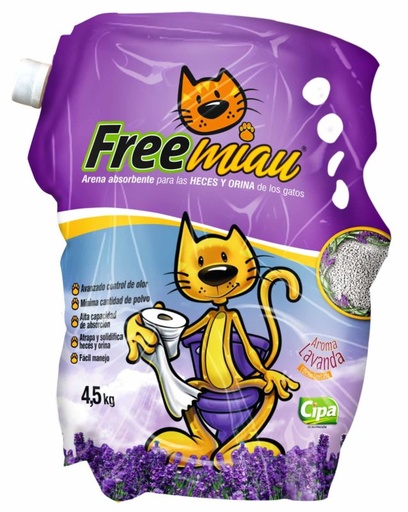 [50361] ARENA FREEMIAU LAVANDA X 4.5 KG