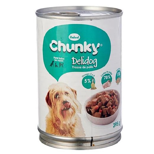 [151680] LATA DELIDOG TROZOS DE POLLO X 395 GR
