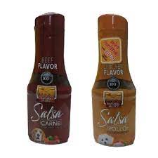 SALSA PARA PERRO SABOR  POLLO * 280 GR