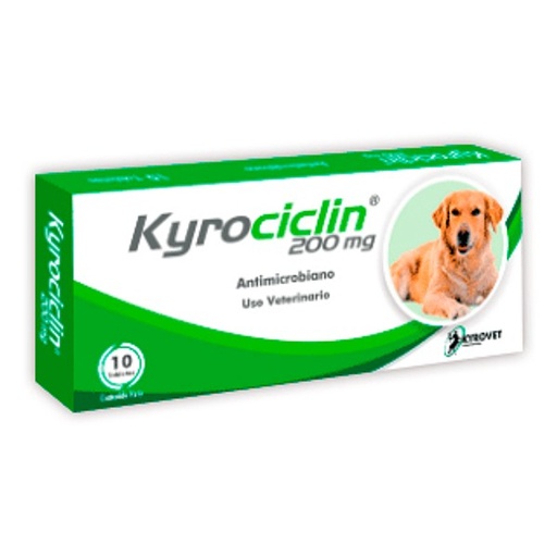[7707274714246] KYROCICLIN 200 MG TABLETAS *10 UNIDADES