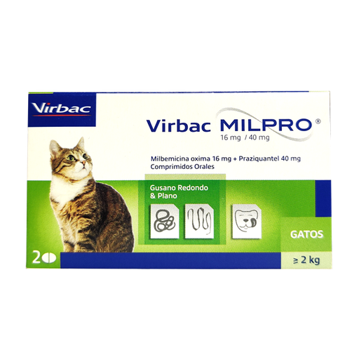 MILPRO CAT 16 MG/40  UND