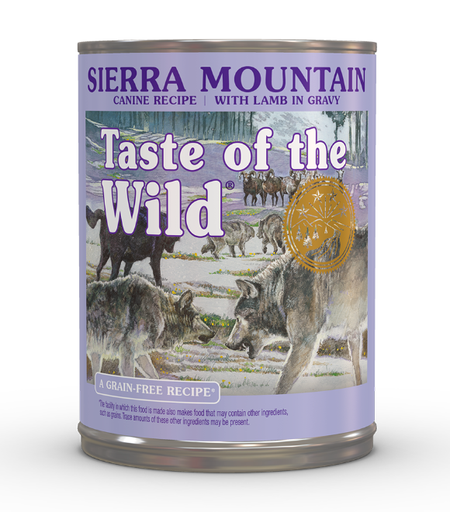 [2115] TASTE LATA PERRO SIERRA MOUNTAIN * 390 GR