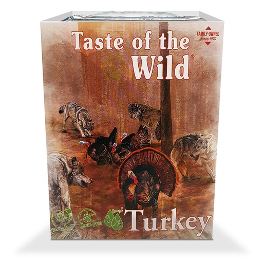 [9713] TASTE PERRO BANDEJA ALIMENTO HUMEDO TURKEY *390 GR