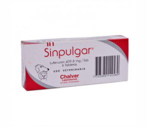 SINPULGAR 409.8 MG PERROS DE 20 - 40 KG  X UND