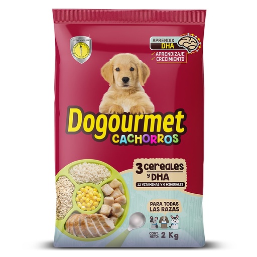 [M855] DOGOURMET CACHORRO 3CEREAL 1KG